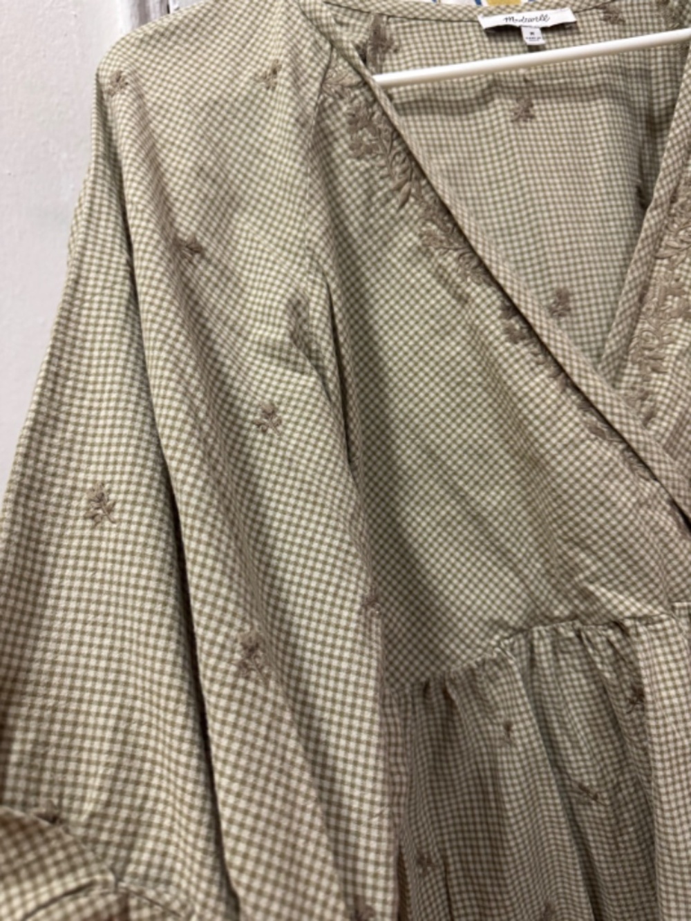 Madewell gingham peasant dress - Picture 5 of 7